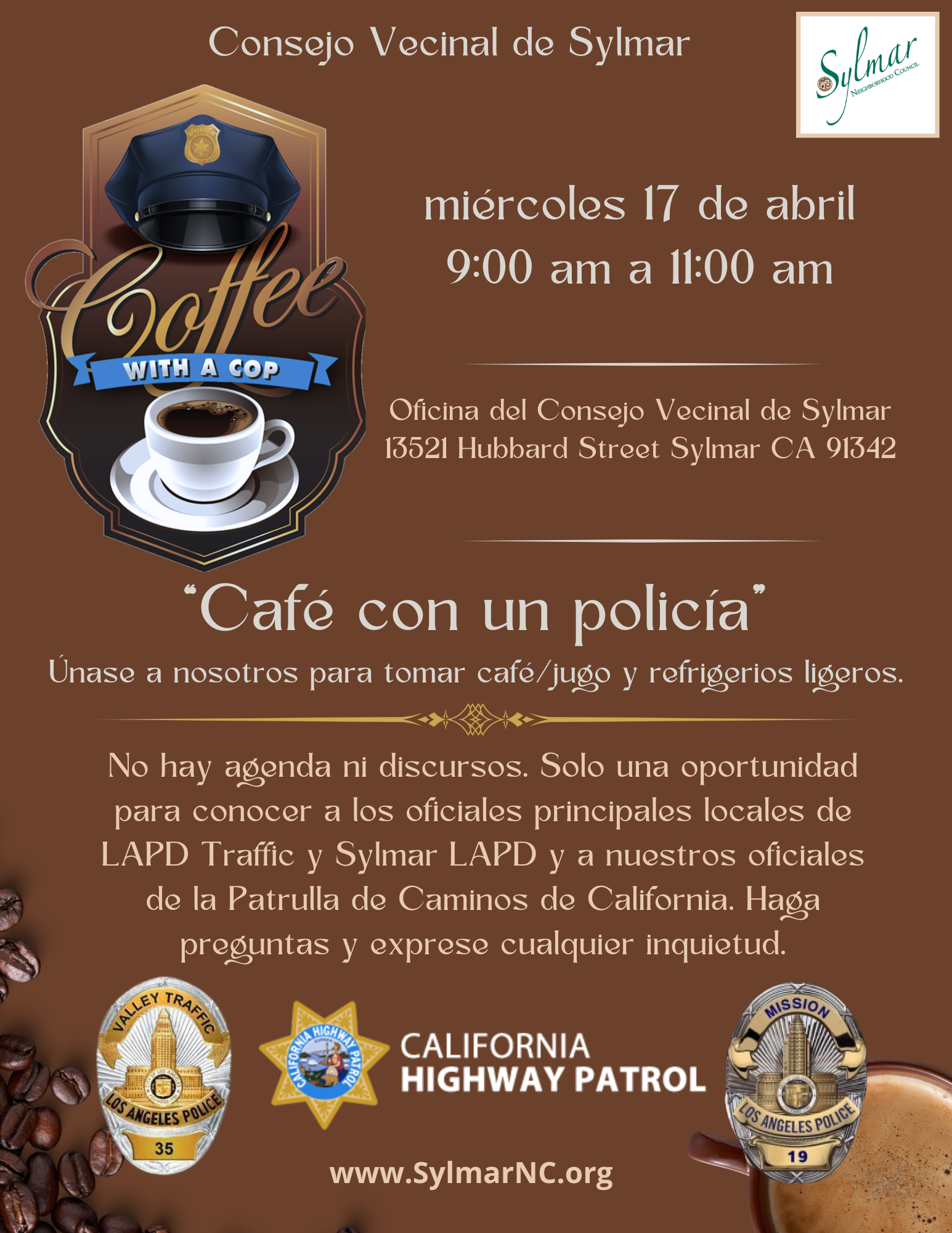 “Café con un policía”