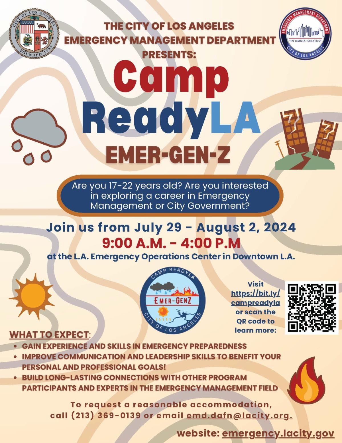 City of Los Angeles Emergency Management Department Camp ReadyLA